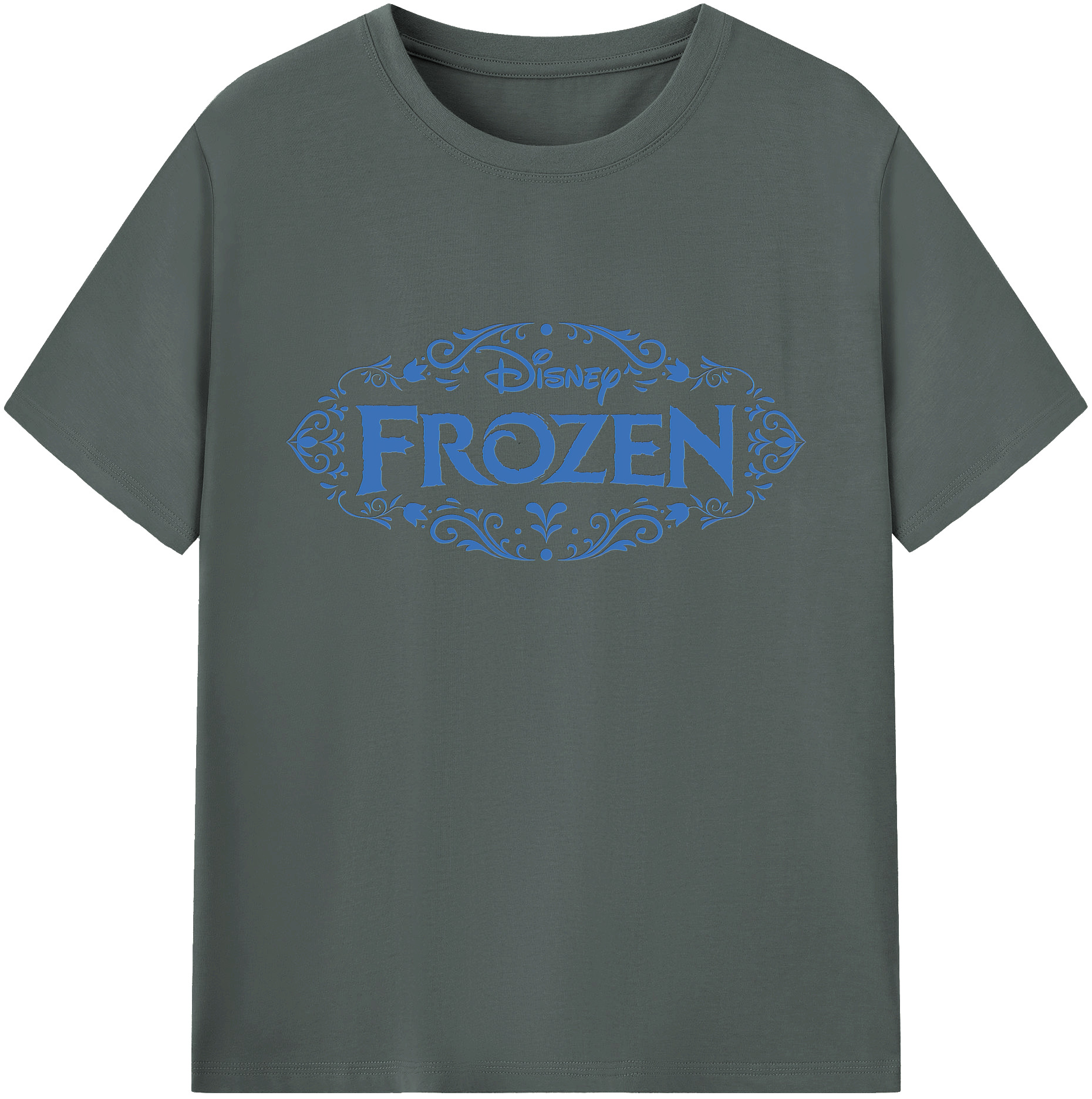 （画像用） アナと雪の女王 アンナ エルサ Frozen Anna Elsa 綿100％ メンズ半袖Tシャツ｜肌触りやわらか＆通気性